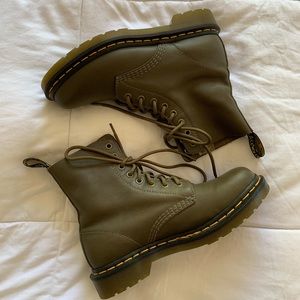green pascal doc martens